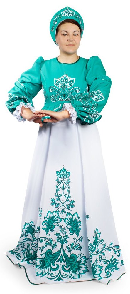 Костюм женский "Малахитовая шкатулка"